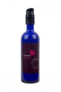 Geranium Shower Gel  glass bottle