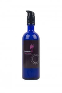 Lavender Liquid Soap glass bottle