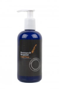 Rosemary & Bergamot Liquid Soap plastic bottle